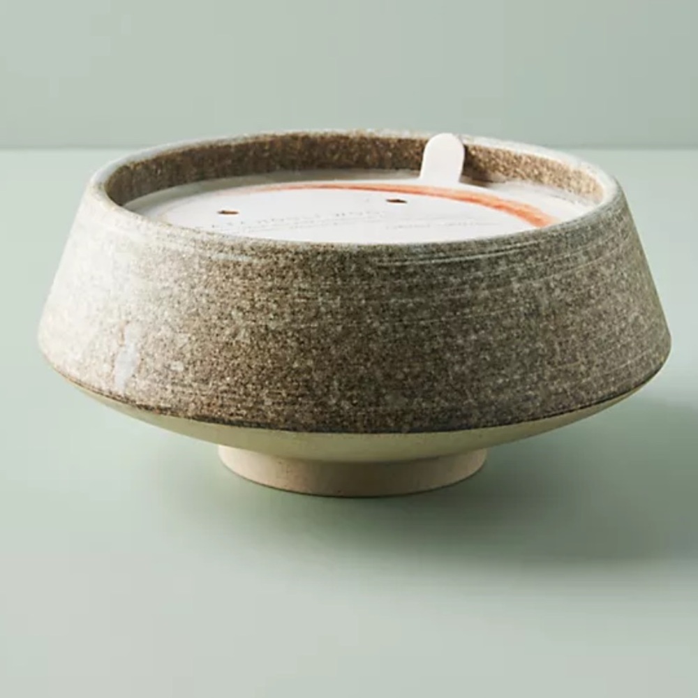 Anthropologie patchouli wood citronella candle, NEW!